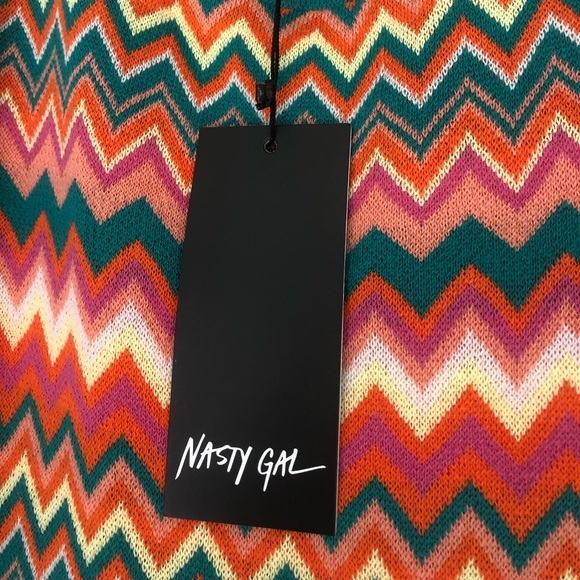 Nasty Gal Stripe Knitted Midi Dress w/ Tags - Picture 4 of 7